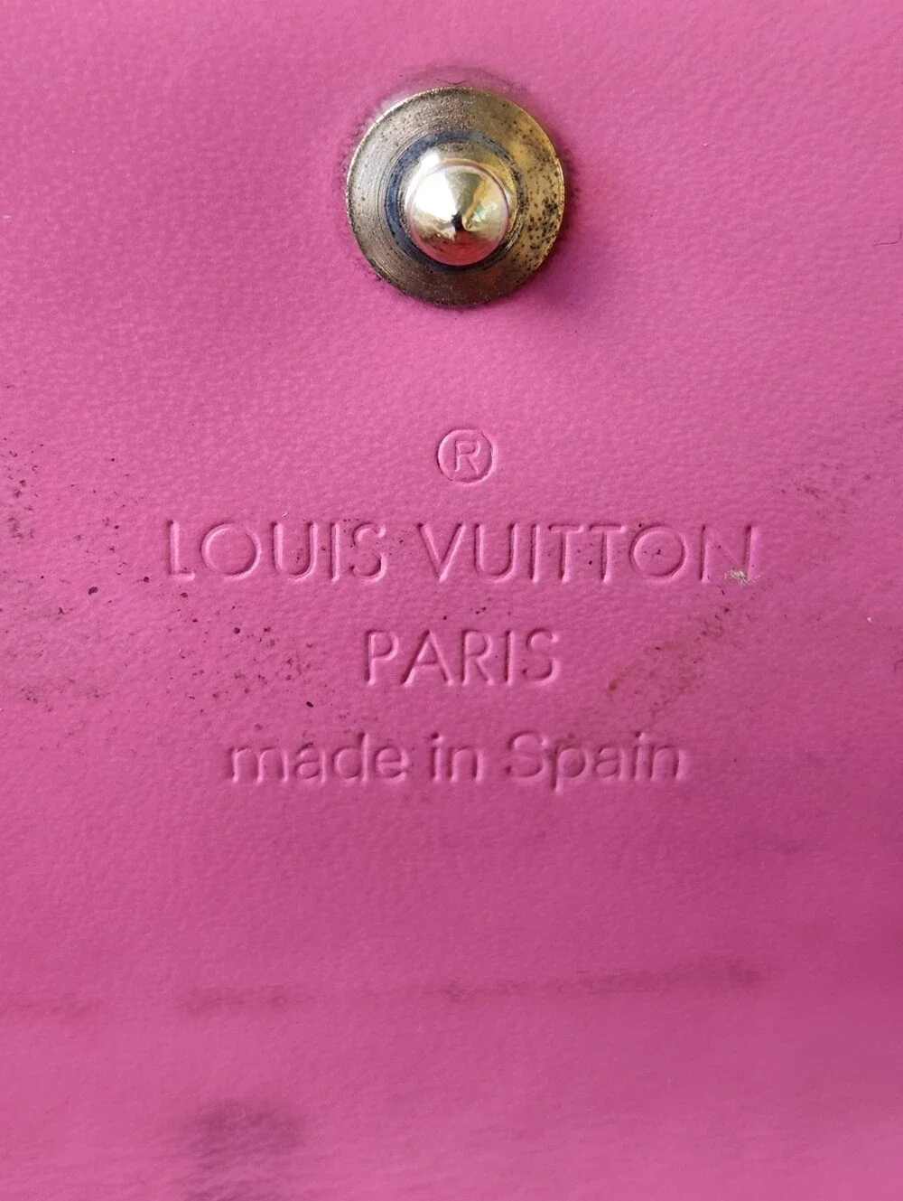 Louis Vuitton Pink/Red Vernis 4-Key Holder